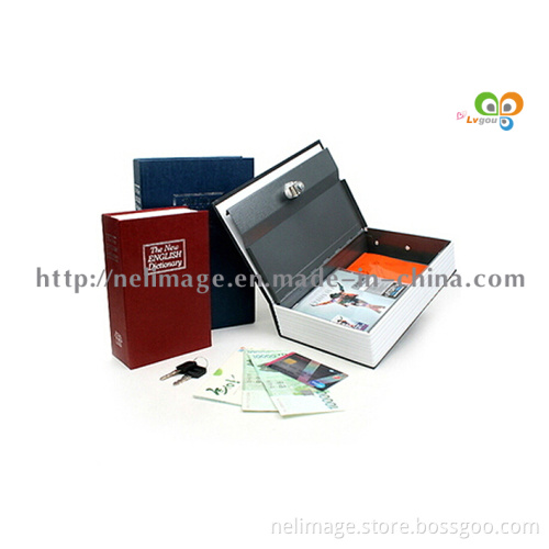 Home Mini Decorative Hidden English Dictionary Metal Strong Book Safe